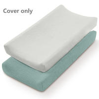 2PCS Funda Para Camarita De Pañales 100% Algodón Muselina Para Bebés Recién Nacidos Cubierta Para Camarita De Baño De Color Sólido Regalo Para Fiesta De Bebés - details 12