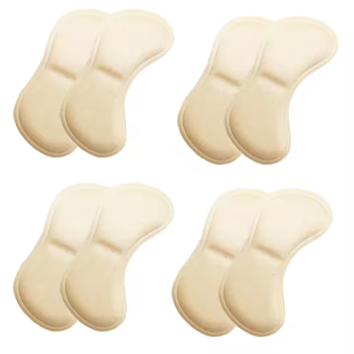 4 Pares De Almohadillas Para Tacón Antideslizantes Alivio Del Dolor Adhesivo Para Protección De Los Pies Suaves Y Duraderas - 1