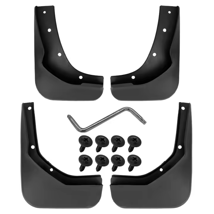Juego De 4 Piezas De Guardabarros Para Ford Kuga Escape 2013-2019 Protección Contra Salpicaduras Guardabarros Delanteros Y Traseros Piezas De Parachoques ABS Accesorios Automotrices - 1