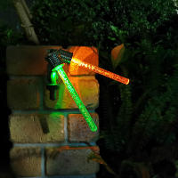Lámpara solar colgante de 19 cm, juego de 12 luces LED solares de colores, luces de calle decorativas para jardín - details 3