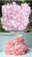 Gran Tamaño 5 Cabezas De Flores Artificiales Hydrangea En Blanco Y Rosa Para Boda Decoración De Fiesta En Casa Flores Silken Para Arreglo De Novia - details 17