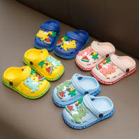 Zapatillas De Dinosaurio Para Niños Antideslizantes Secado Rápido Transpirables Sandalias De Jardín Para Bebés Con Patrón De Dinosaurio - details 0