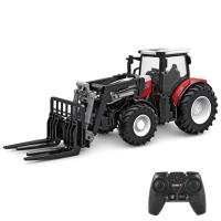 Juego De Juguetes Para Niños RC Tractor Y Camión Con Luz LED Control Remoto Simulador De Granjero Coche Y Camión De Escala 1/24 Para Niños - details 6