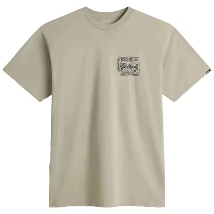 Camiseta de Manga Corta Vans Next Stop para hombre en color gris - 1