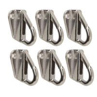 6pcs Gancho De Remolque De Acero Inoxidable Con Cierre De Resorte Fuerte Para Yate Y Marina Herramientas Náuticas Accesorios De Barco - details 8