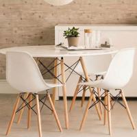 DASCK Pack 2 Sillas Nórdicas | Madera Haya | Polipropileno Ergonómico | 120 kg | Comedor Cocina Salón - details 0