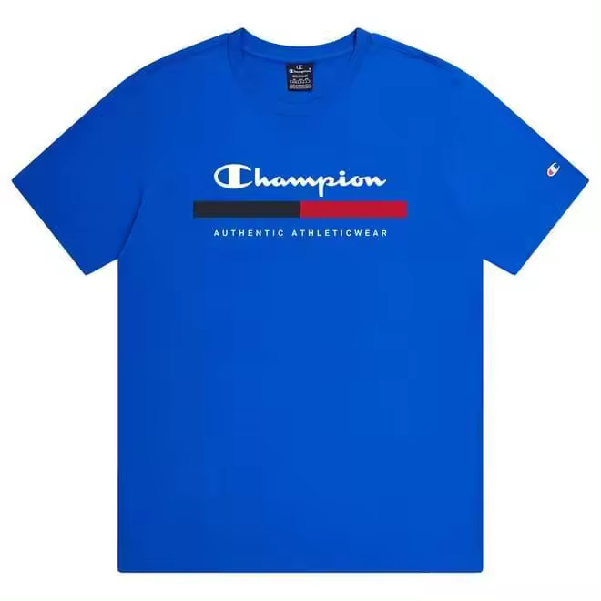 Camiseta CHAMPION Crewneck T-Shirt-219735-BS023-AZUL ROYAL-HOMBRE - 1