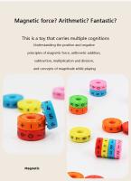 Juguete Educativo De Matemáticas Para Niños Y Niñas Creativo Con Imanes Tesseract Juego De Aritmética Para Desarrollar Inteligencia Edad Recomendada 6-12 Años - details 2