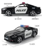 Ford Mustang Policial 1:36 Coche De Metal Alelojado a Escala Modelo De Juguete Para Coleccionistas Y Niños Regalo A195 - details 7