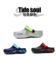 Clogs De Verano Para Hombres Talla Grande Sandalias Deportivas Clásicas Pantuflas De Playa Y Hogar Slides Cómodas Zapatillas De Lujo - details 3
