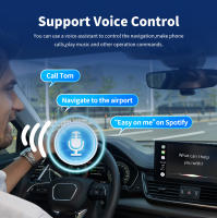 Adaptador De Coche Inalámbrico 2 En 1 CarPlay Para iPhone Y Android Con Conexión USB Tipo C AI Box Dongle Automotriz - details 6