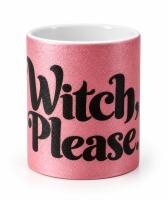 AKARURE - Taza Halloween de cerámica rosa con purpurina "Witch ,Please" 350 ml - details 1
