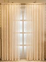 Cortina De Encaje Con Borlas Para Sala De Estar Y Dormitorio 1PC Romántica Rural Tapizante De Translucidez 100% Poliéster - details 1