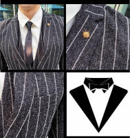 Traje De 3 Piezas Estampado De Rayas Y Cuadros De Alta Calidad - Traje Elegante Para Bodas Y Negocios Estilo Británico Con Chaleco Y Pantalones - details 23