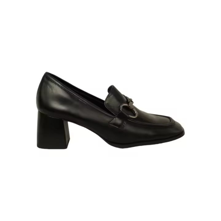 mocasin con tacon 5 cm y estribo fabicado en españa - 1