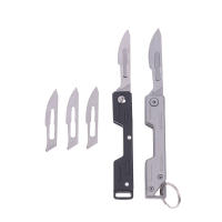 Cuchillo Miniatura De Acero Inoxidable Con Llavero Punta Afilada Desmontable Portátil Pendiente Para Regalo De Navidad - details 5