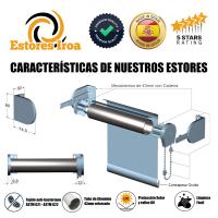 Estores Iroa - Estor Infantil Enrollable Niño- Estor Infantil animales Elefante - Ideal habitacion infantil bebe- Translúcido Translucido Antibacteriano- Filtrado de Luz- Personalizado- Hecho en España - details 1