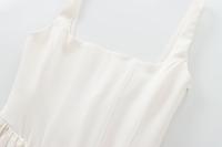 Vestido Mini De Noche Sin Mangas Para Mujer Estilo Chic De Club Fiesta Con Cuello Cuadrado Y Espalda Descubierta Polyester - details 18