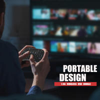Teclado Inalámbrico Mini I8 2.4G Handheld Touch Clásico Negro Para Android TV Box PC Ratón Aire Juego Teclado Multifuncional Ruso Francés Español - details 9