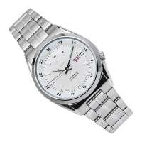 reloj hombre unisex SEIKO 5 SNK559J1 MADE IN JAPAN 36mm dial blanco correa de acero 30m WR - details 5