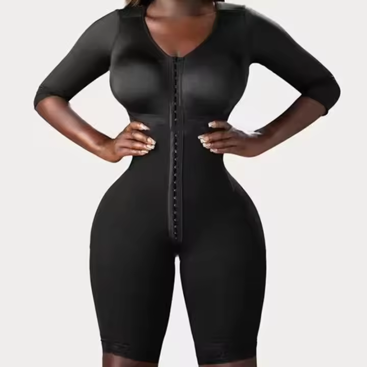 Fajas Colombianas De Compresión Completa Para Mujer Modeladora Postquirúrgica Entrenador De Cintura Figura De Sombra Underwear - 1