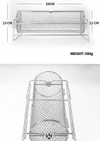 Cesta De Malla Para Barbacoa Y Rotisserie En Acero Inoxidable Herramienta De Cocina Para Grill Y Barbecue - details 6