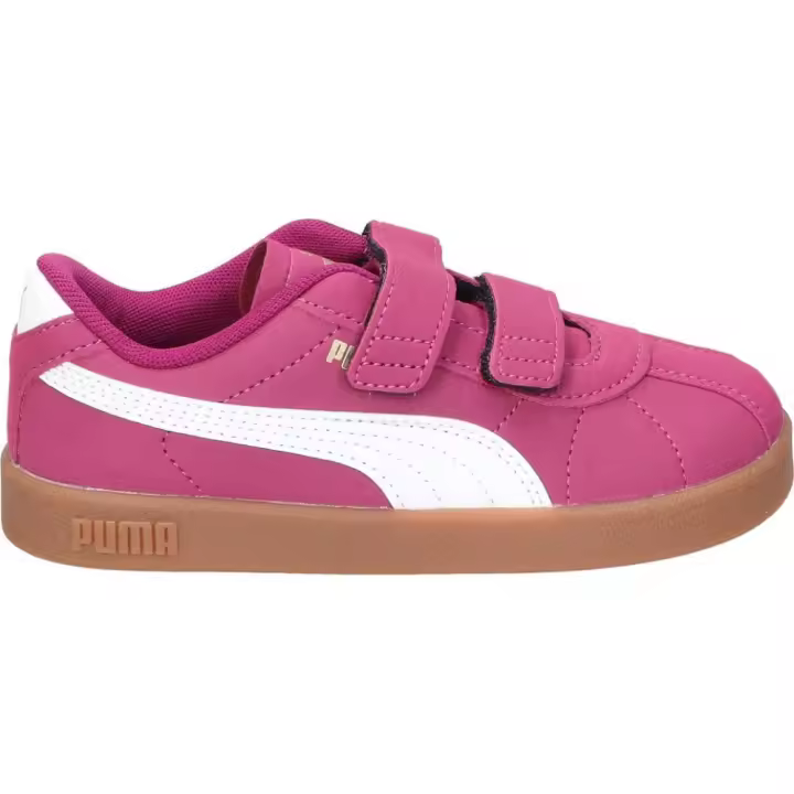 PUMA | Zapatillas Puma para Niña – Deportiva en Color Rosa Fucsia con Detalles en Blanco – Sneakers con Doble Velcro – Estilosas – Cómodas – Versátiles – Tendencia – Máxima Sujeción – Modelo 402299-11 - 1
