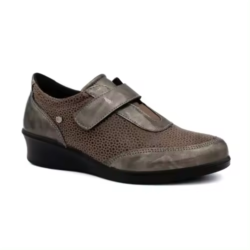 Zapatillas mujer piel velcro Laura Azaña 21862 - Diseño cómodo y elegante con sujeción segura - 1