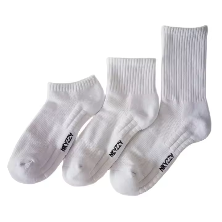 3 Pares De Calcetines De Baloncesto Para Hombres Antideslizantes Deporte Calcetines De Algodón Con Funda De Toalla Gruesos Y Transpirables Para Ciclismo Y Tenis - 1