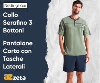 Jersey Pijama de Hombre Short de Algodón Nottingham - details 4