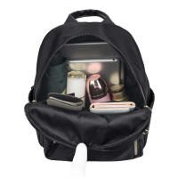 Mochila De Moda Para Mujer En Tela Oxford Gran Capacidad Casual Para Viajes Bolsa Escolar Con Cierre De Cremallera - details 12