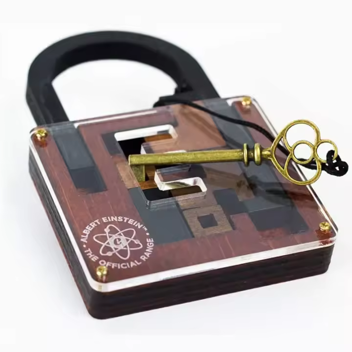 Juego De Puzzle Mental Clásico En Madera Dificultad Alta Desafío IQ Cerradura Juguete Para Niños Y Adultos Desarrollo Cognitivo - 1