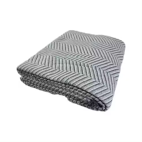 Colcha Multiusos Funda Sofá Foular con Flecos Cubrecama Gran Espiga Dhestia Home - 1