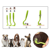 3 Sets Eliminador De Pulgas Y Gatos Para Perros Herramienta De Extracción De Pulgas Y Pulgas Accesorios Para Mascotas Material Plástico - details 3