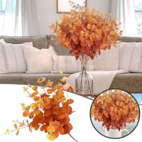 Rama De Hojas De Eucalipto Artificiales 1PC Decoración Para Casas Bodas Fiestas PVC Origen Zhejiang China - details 0