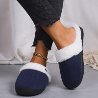 Zapatillas Casuales De Pelo Fluffy Para Mujer Invierno Plush Interior Zapatos De Mujer 2025 Plataforma Calientes Tallas Grandes Pareja Planas - details 32