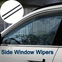 2pcs Limpia Visión Láminas De Lluvia Doble Goma Para Ventanas Laterales De Coche Adecuadas Para Pantallas Del Conductor Y Pasajeros Accesorios De Automóvil - details 0
