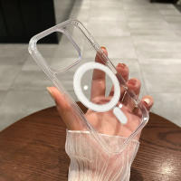 Funda Magnética Transparente Para Xiaomi 15T pro Material PC+TPU Antichoque Compatible Con Xiaomi 17 17Pro Max Cubierta De Carga Inalámbrica - details 0