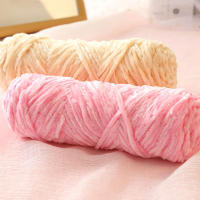 Hilo De Terciopelo Chenille 3mm Grueso Para Tejer Y Crochet Suave Y Suave Para Mantas Bebés Y DIY Gorros Cuellos - details 3
