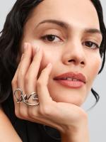 Pandora - Anillo de corazón orgánico - Plata de Ley - details 3