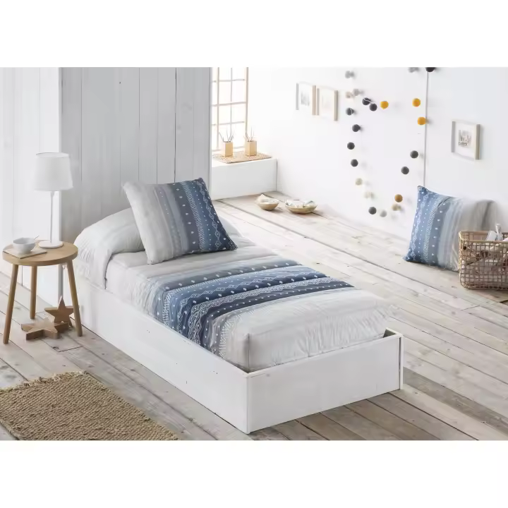JVR - Edredón Ajustable modelo MEXICO - Tejido 100% Algodón - Estampado digital - Cama 80/90/105/135/150 - Fabricado en España - 1