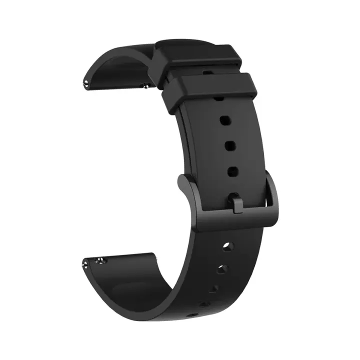 Correa de Silicona 20mm y 22mm, compatible con Amazfit GTS/GTS 2/2 Mini/2e/GTS 3/4 Mini/Bip 3/3 Pro/Bip/Bip Lite/Bip S/Bip U/GTR 42mm, 20mm Pulsera Deportiva de Repuesto de Silicona - 1