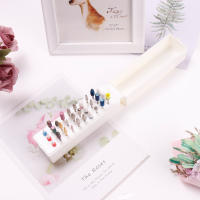 Estuche De Almacenamiento Para Brocas De Uñas Con 30 Huecos Soporte Organizador De Manicura Caja De Exhibición Para Cabezas De Pulido De Uñas Material Plástico - details 7