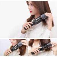 Recortadora Eléctrica de Puntas Abiertas con Batería Recargable Tipo C, Diseño Portátil y Cuidado Blue Ray del Cabello - Interruptor Automático para un Corte Seguro y Preciso, Peine de Doble Cara para un Cabello Perfecto (Color Unico Negro) - details 7