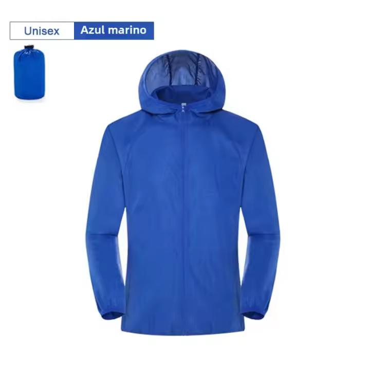 Chaqueta De Senderismo Impermeable Para Hombres Y Mujeres Secado Protección Solar Anti-UV Viento Ropa De Camping Y Caza - 1