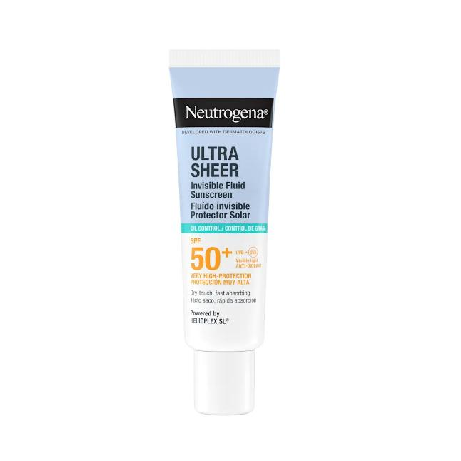 Neutrogena Ultra Sheer Fluido Invisible Control de Grasa Protección Facial SPF50+