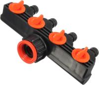 Conector de extensión de desviador de Manguera de 4 salidas, adaptador de Grifo, Boquilla Y Selector para césped, Jardín, winteradero, winterbadero #5 - details 1