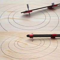 Compass De Bricolaje Para Carpintería Precisión Alta Herramienta De Medición Y Dibujo Circular Regla De Scribe Gauges Industrial - details 4