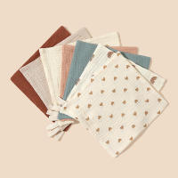 Paquete De 5 Toallas Muslin Para Bebé Pañuelos De Burp Random Color Tamaño 23x23 Fashion Unisex Edad 0-24 Meses Material Algodón - details 1