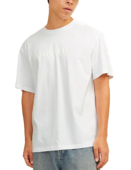 Camiseta Jack&Jones Frederik blanca manga corta para hombre - 1